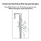 Haute Decor Adapt 2-Pack Adjustable Wreath Hangers with Removable Snowflake and Reindeer Icons - Use with or Without Icons for Year-Round Door Decor